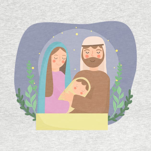 Holy family by Lucadev